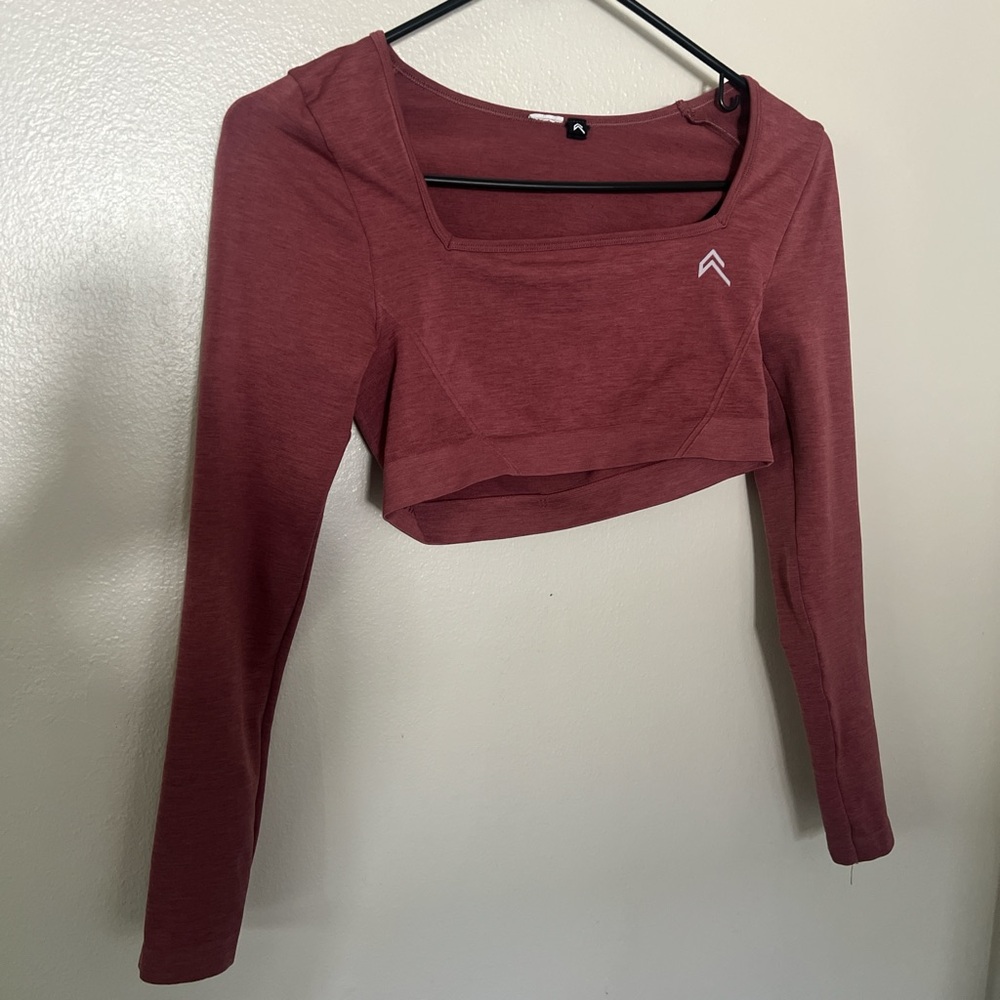 Oner Active crop long sleeve Berry